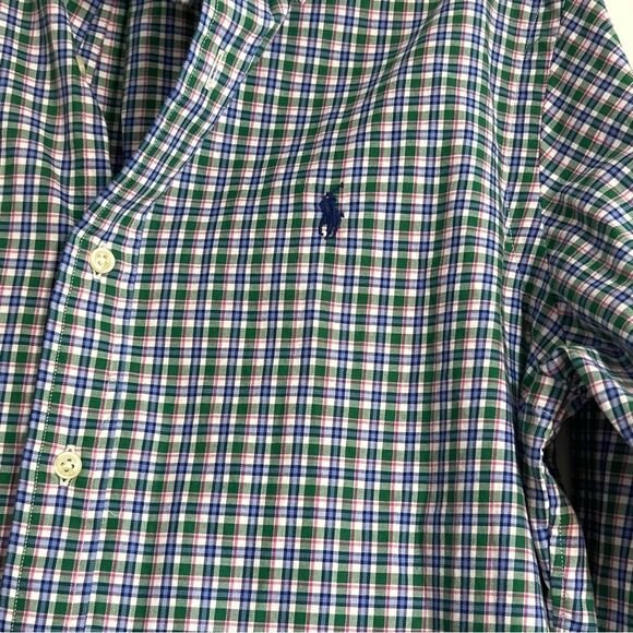 Polo Ralph Lauren Plaid Classic Fit Sport Button Down Shirt Size Medium - Picture 7 of 8